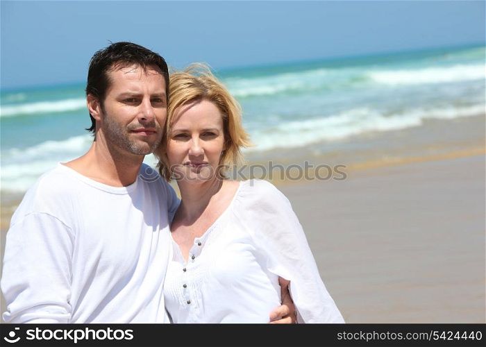 Couple at the oceanside