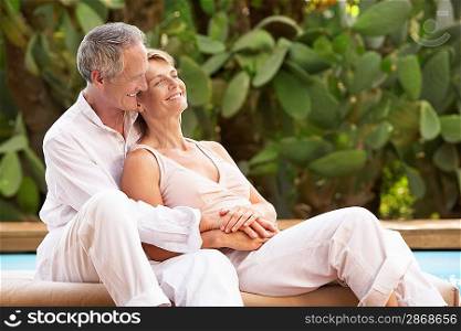 Couple by Swimming Pool