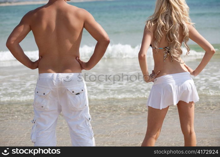 Couple by the sea