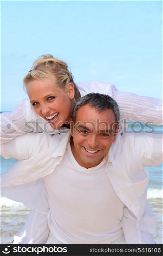 Couple by the sea