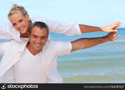 Couple by the sea