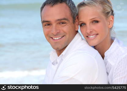 Couple by the sea