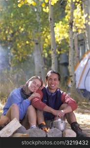 Couple Camping Together