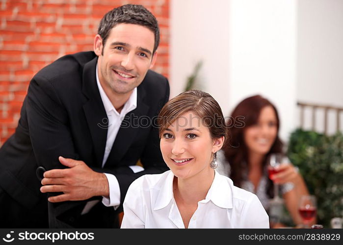 Couple dining