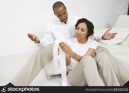 Couple Discussing Finances