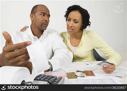 Couple Doing Finances