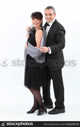 Couple dressed to kill