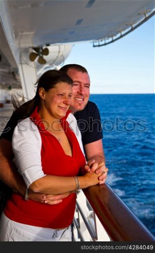Couple Enjoying a Cruise Vacation