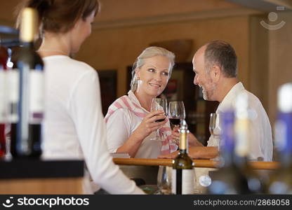 Couple Enjoying a Glass of Wine