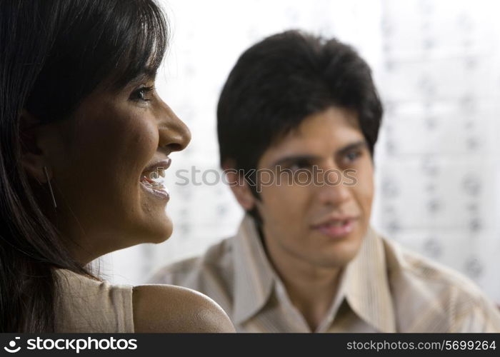 Couple enjoying a meal