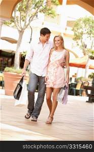 Couple Enjoying Shopping Trip Together