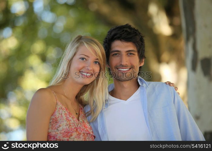 Couple having a walk