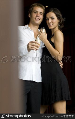 Couple Having Champagne