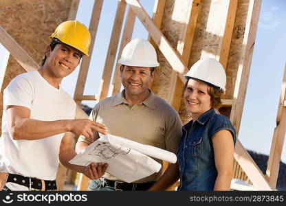 Couple Having Their House Built