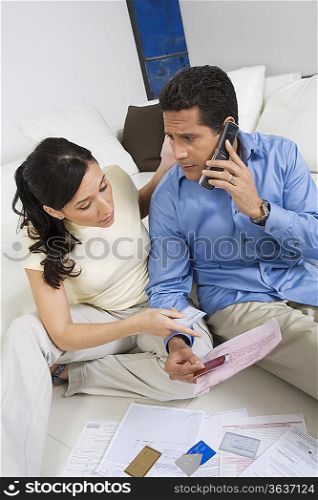 Couple Holding Credit Cards