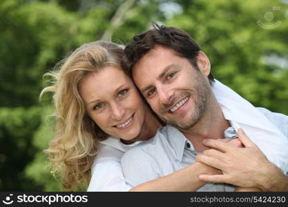 couple in a park