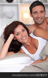 Couple in bed