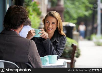 Couple in Cafe