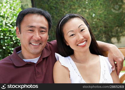 Couple in Garden