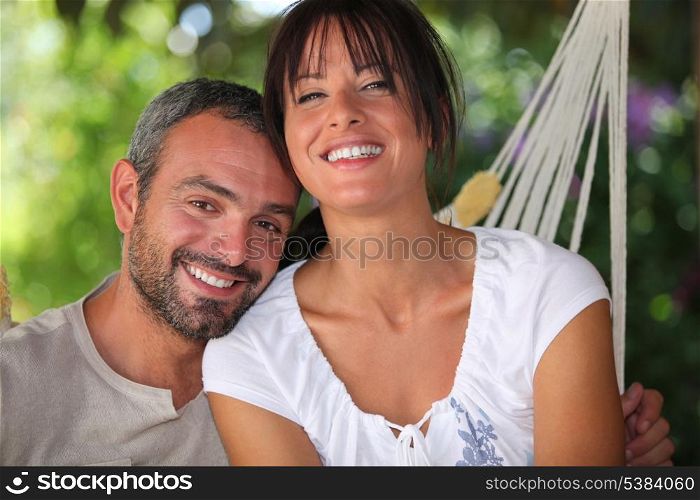 Couple in hammock