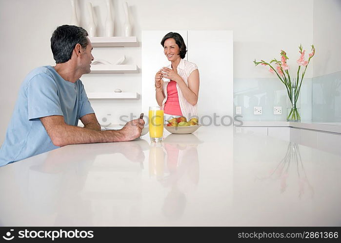 Couple in Kitchen