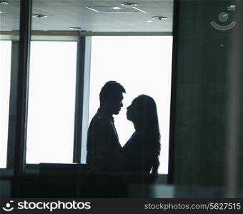 Couple in office