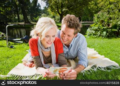 Couple in park