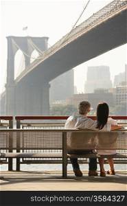 Couple Looking at Bridge