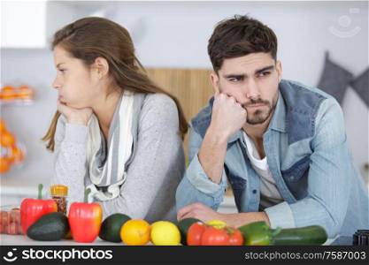 couple not talking to each other after argument