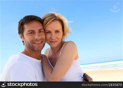 Couple on a blue sky day
