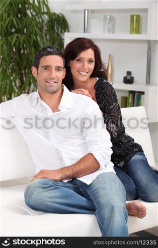 Couple on a couch