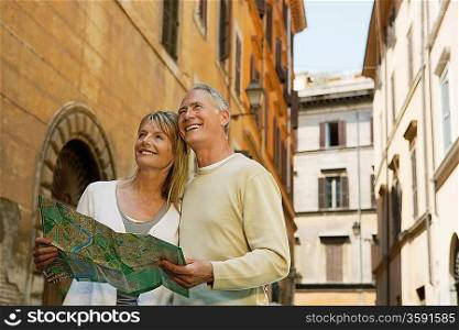 Couple Sharing a City Map