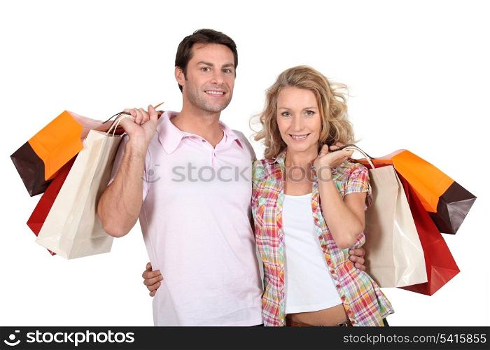 couple shopping together