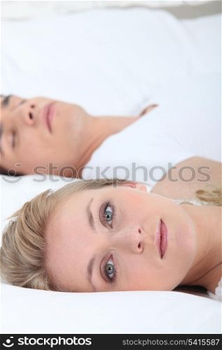Couple sleeping