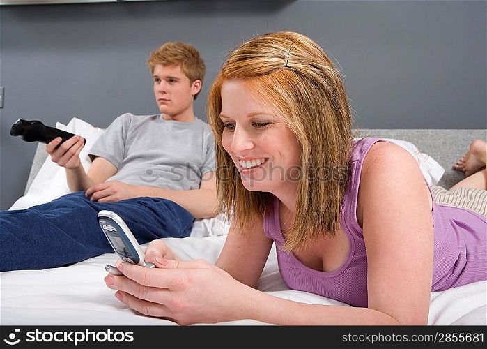 Couple Together in Bedroom