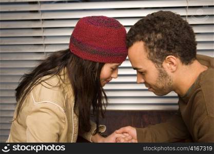 Couple Touching Foreheads