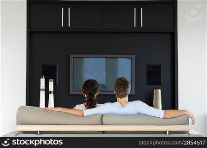 Couple Watching TV