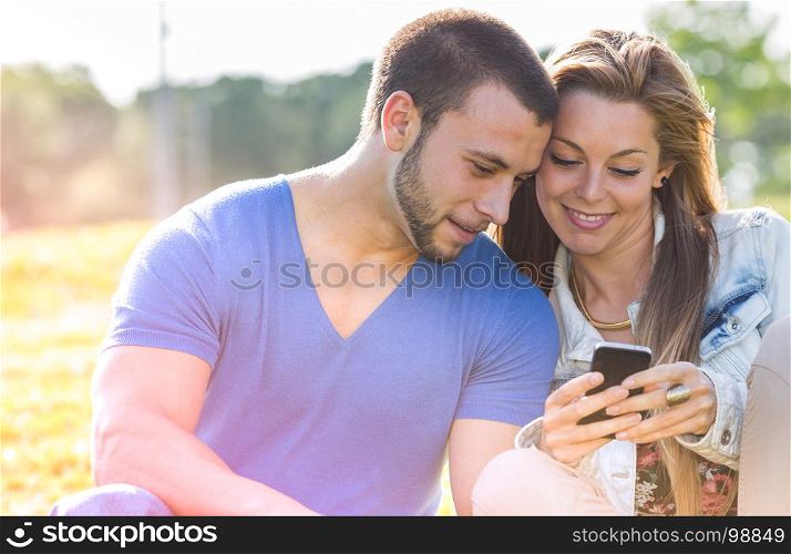 Couple weds at messages in your mobile phone