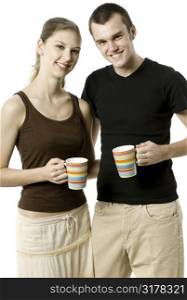 Couple With Cups