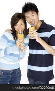 Couple With Juice