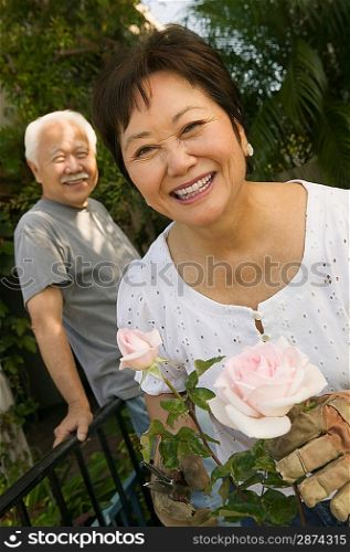 Couple with Roses