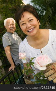 Couple with Roses