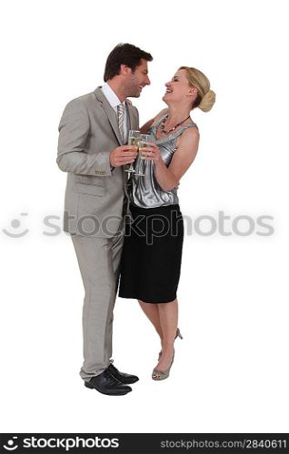 Couple withchampagne