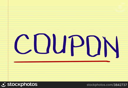 Coupon Concept