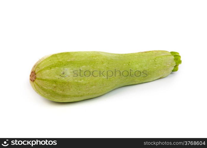 Courgette/zucchini. Isolated on a white background