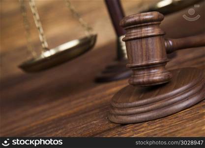 Court gavel,Law theme, mallet of judge. Gavel, Mallet of justice concept