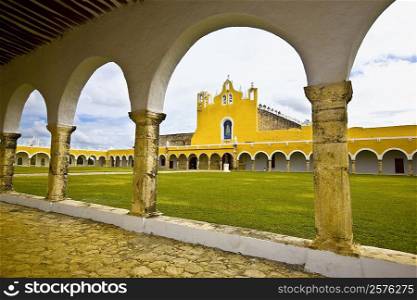 Courtyard of a church, Convento De San Antonio De Padua, Izamal, Yucatan, Mexico