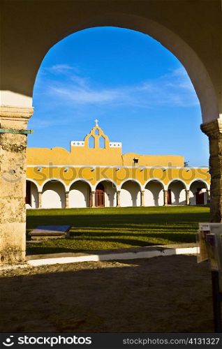 Courtyard of a church, Convento De San Antonio De Padua, Izamal, Yucatan, Mexico