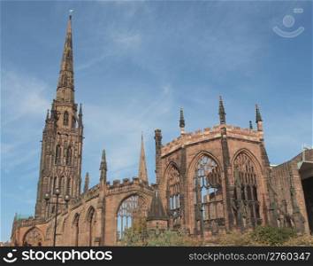 Coventry Cathedral. St Michael Cathedral church, Coventry, England, UK