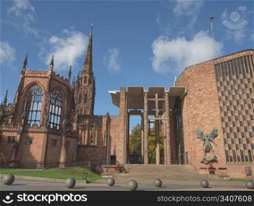 Coventry Cathedral. St Michael Cathedral church, Coventry, England, UK